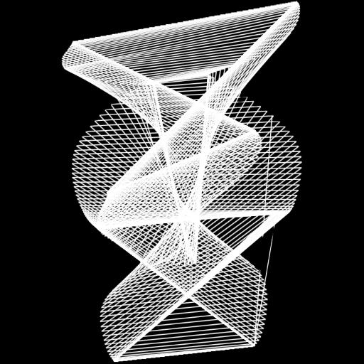 White wire helix